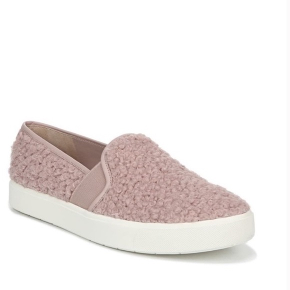 Vince🍁🍂Blair Faux-shearling Slip on sneakers size 38 US 8 - Picture 5 of 11